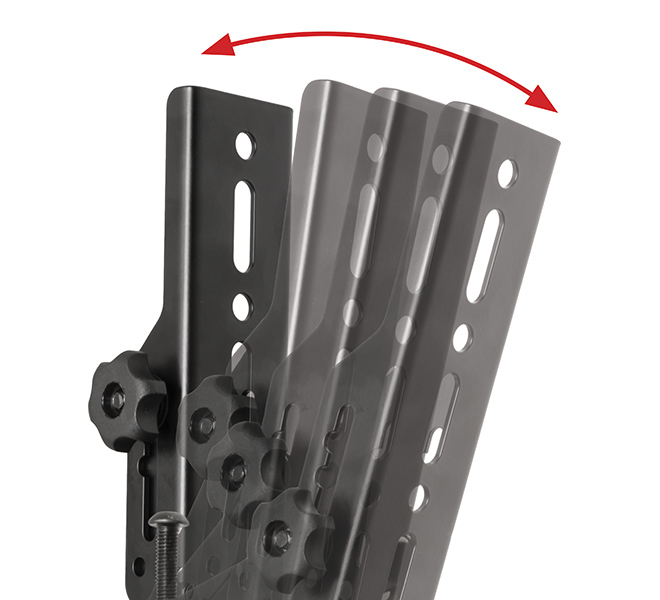 Flat Screen Interface Arms W/tilt (pair), Black Vesa 400