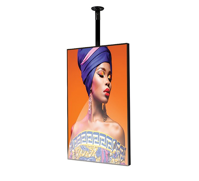 Sys X Flat Screen Wall Mount Portrait Signage