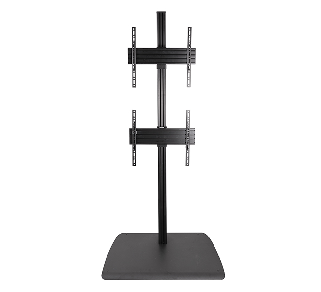 System X Floor Stand Black Dual Stack