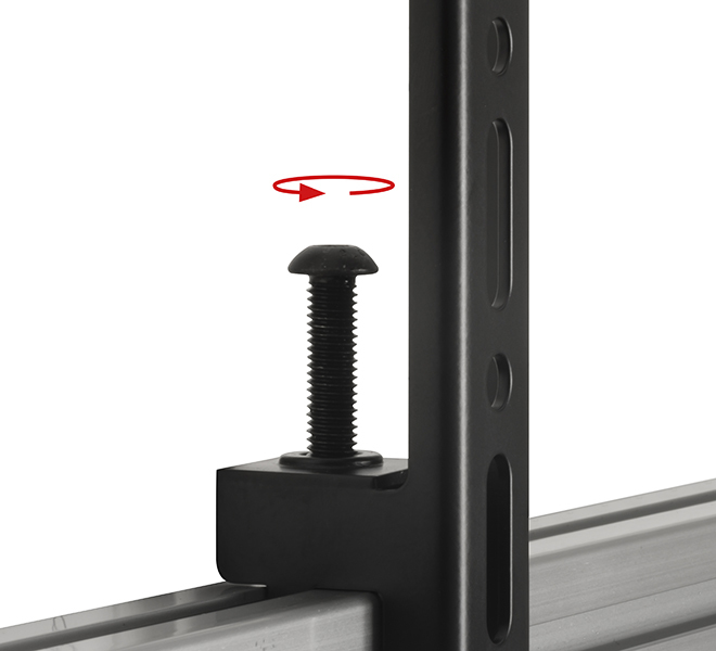 System X Universal Twin Screen Vc Stand 1.8 Black