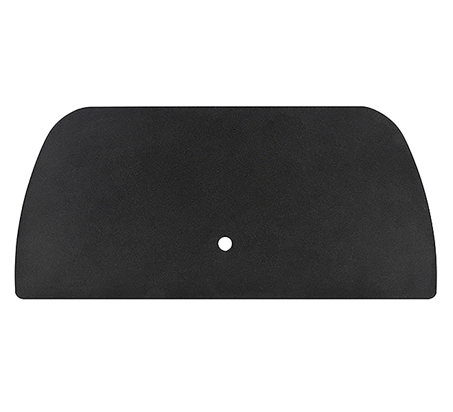 Cover Plate For Single 50mm Pole - Matt Black (mb)