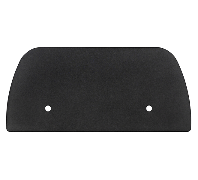 Cover Plate For Dual 50mm Pole - Matt Black (mb)
