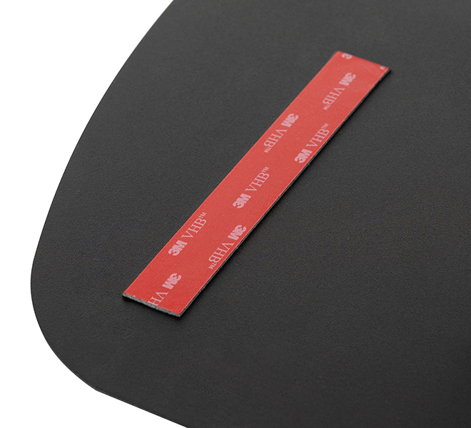 Cover Plate For Dual 50mm Pole - Matt Black (mb)