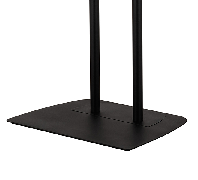 Cover Plate For Dual 50mm Pole - Matt Black (mb)