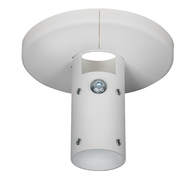 System V - Fixed Ceiling Mount For i38mm Poles , White