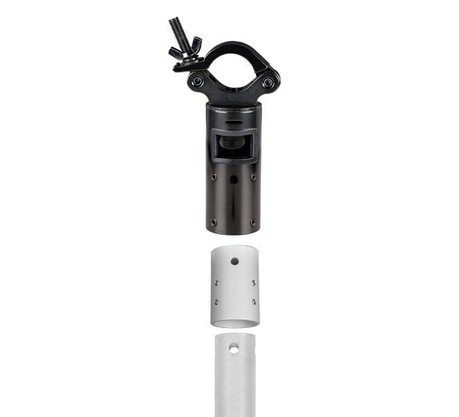 System V - i38mm Pole Adaptor For System 2, White