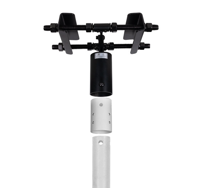 System V - i38mm Pole Adaptor For System 2, White