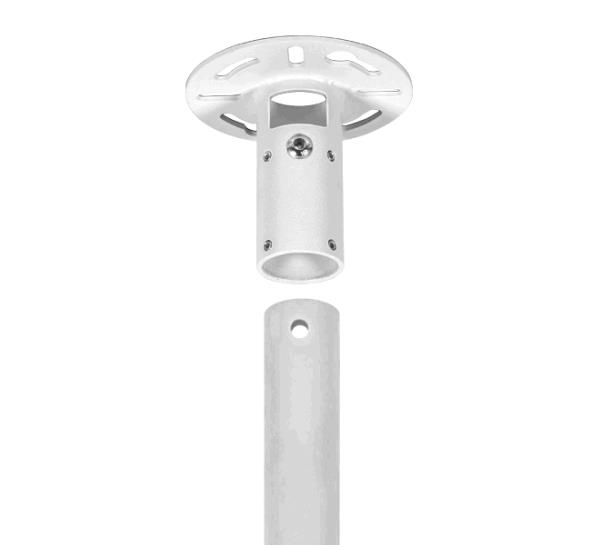 System V - i38mm Pole - 1m , White