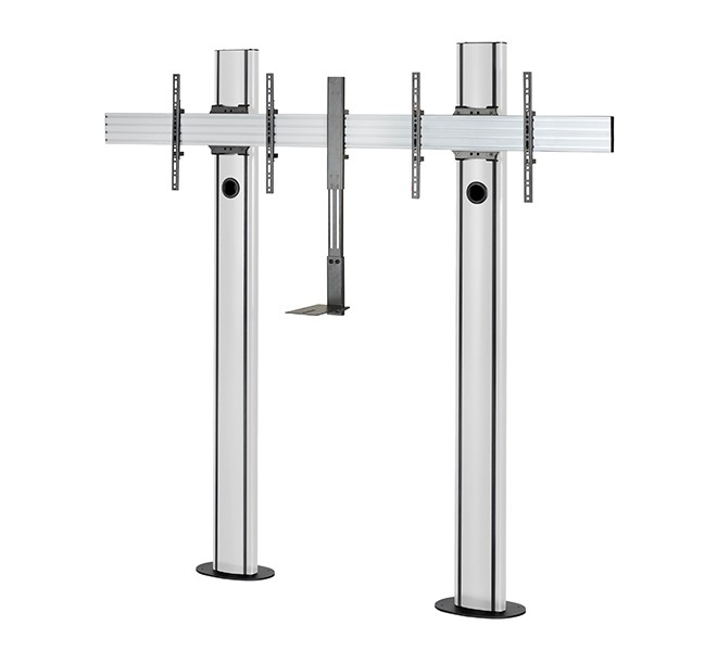 Monitor Mount / Stand 190.5 Cm (75in) Black, Silver