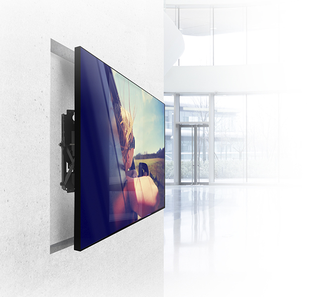 Pop-out Flat Screen Wall