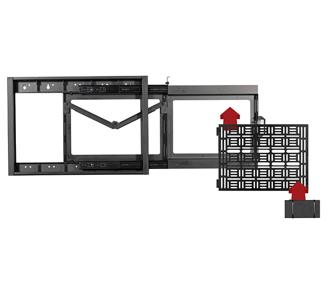 Flat Screen Wall Mount With Slide-out Av