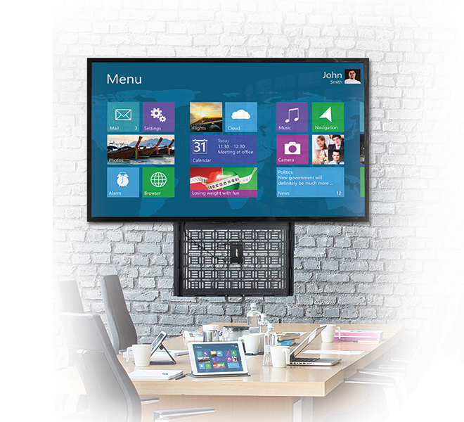 Flat Screen Wall Mount With Pull-down Av