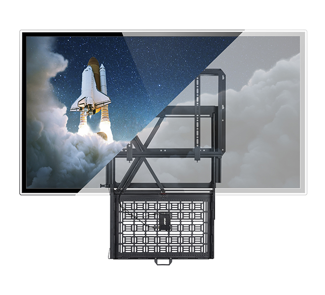 Flat Screen Wall Mount With Pull-down Av