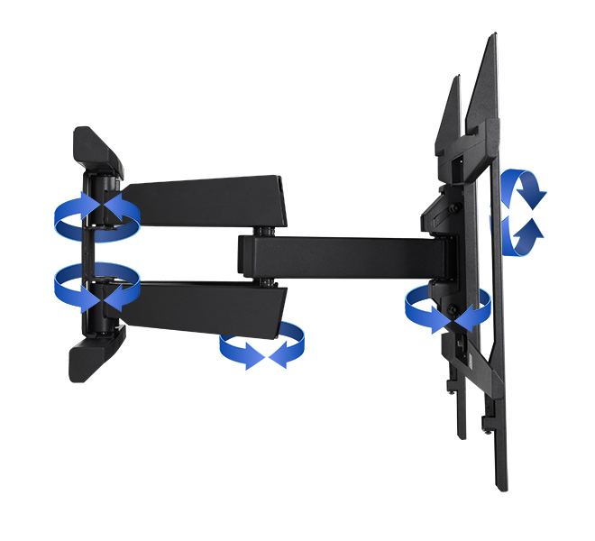 Heavy Duty Twin Cantilever Arm Flat Scre