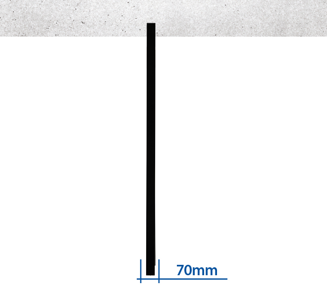 Monitor Mount - Wall - Ceiling Mount For Samsung - 55in - Black