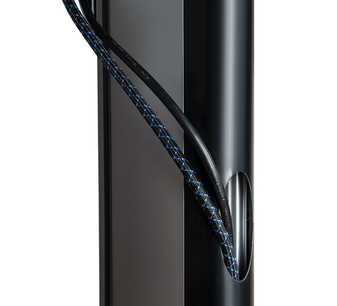 System X - Vertical Support Column - 0.6 - Black