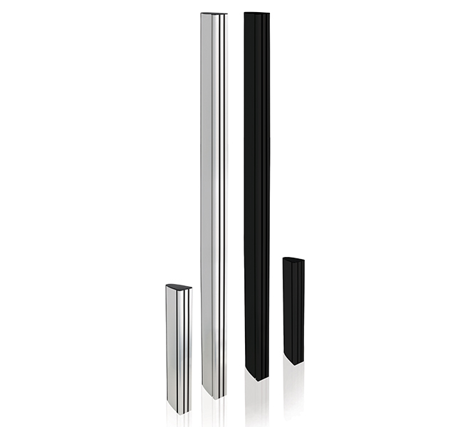 System X - Vertical Support Column - 1.8 - Black