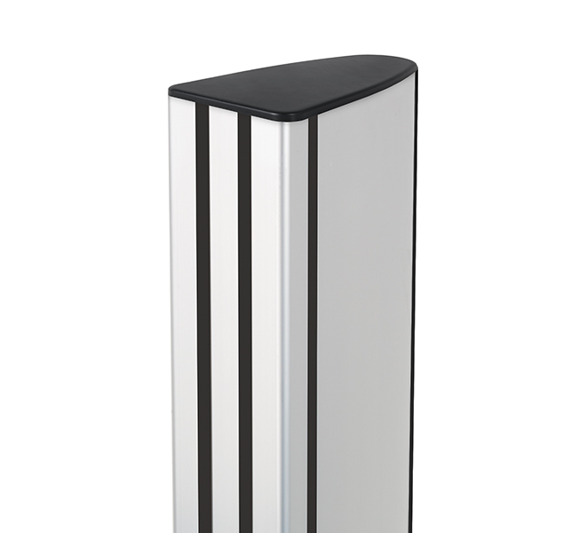 System X - Vertical Support Column - 2.4 Black