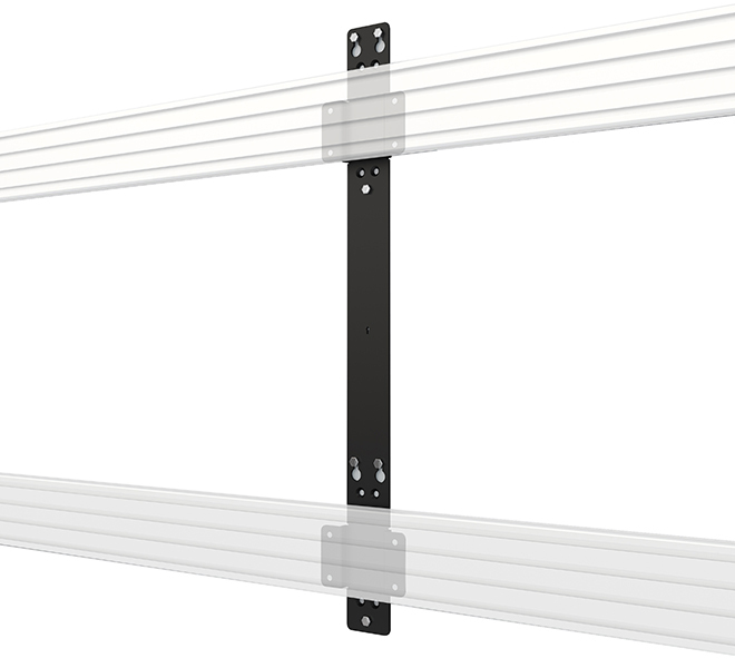 Monitor Mount - Twin Rail Mounting Bracket For Bt8390 - 19mm