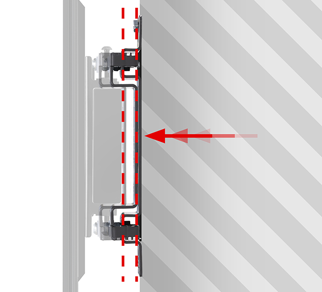 System X - Adjustable Depth Rail Mountin (bt8390-wfk5/b)
