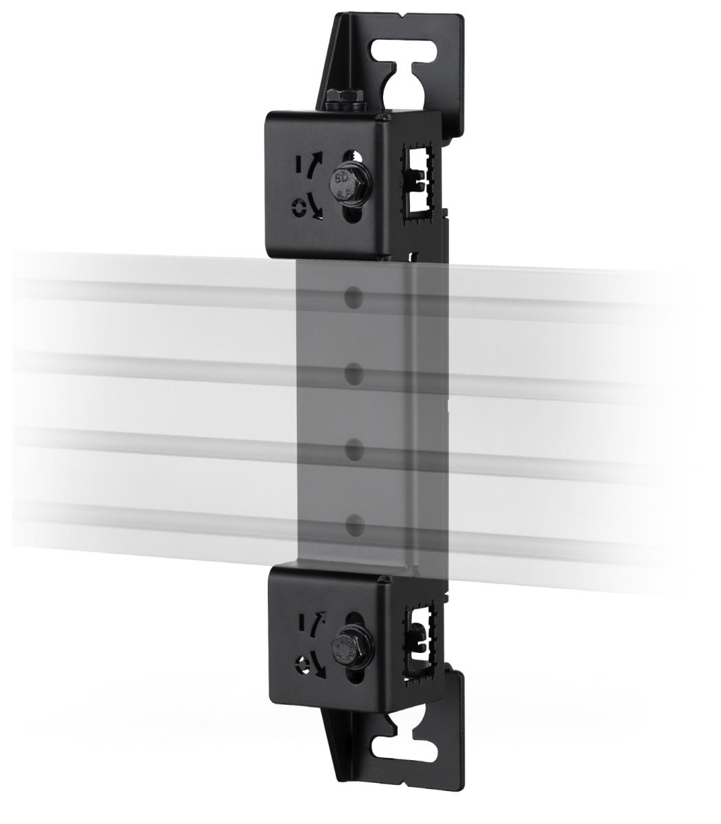 Monitor Mount - System X - Adjustable Height And Depth Rail Mounting Bracket
