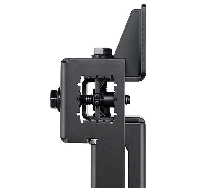 Monitor Mount - System X - Adjustable Height And Depth Rail Mounting Bracket