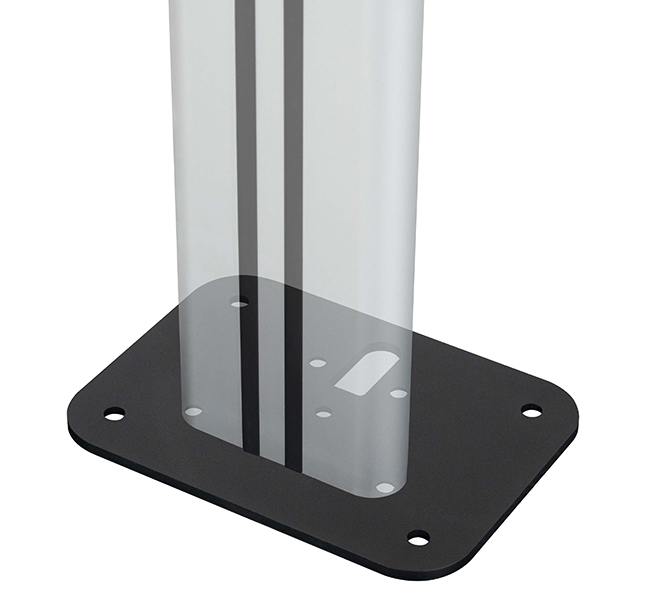 Monitor Mount - System X -fixed Floor Base For Bt8381