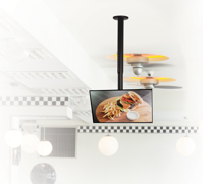 Telescopic Universal Flat Screen Ceiling (bt8420/b)