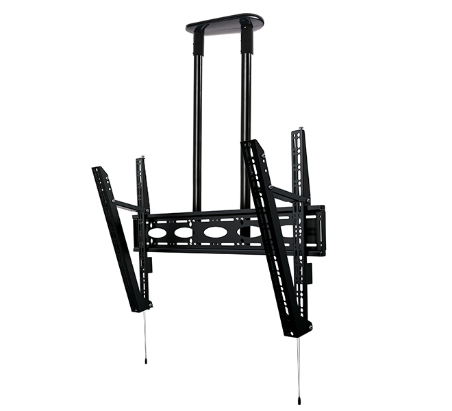 Universal Extra-large Flat Screen Ceiling Mount With Tilt, 65in (165cm) - 100in (254cm), Vesa 1000 X 600 Mm, 80 Kg Max, 1.5 M