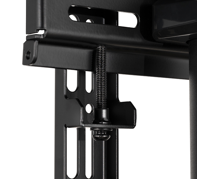 Large Universal Flat Screen Trolley / Floor Stand (vesa 600 X 400) - 1.6m 50mm Poles