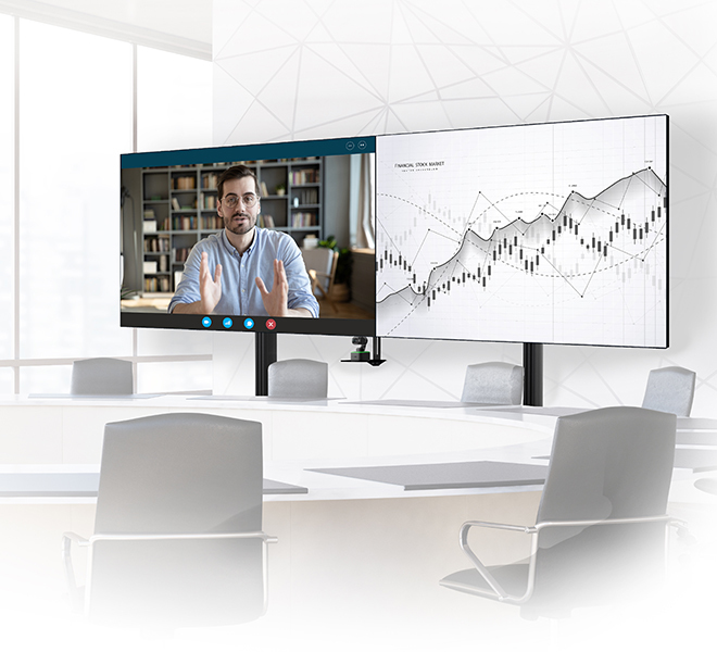 Xxl Twin Screen Vc Stand Ves (bt8528/bb)