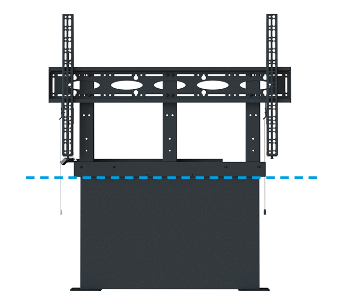 Universal Flat Screen Floor To Wall Mount With Motorised Height Adjustment (vesa 1000 X 600) 100kg