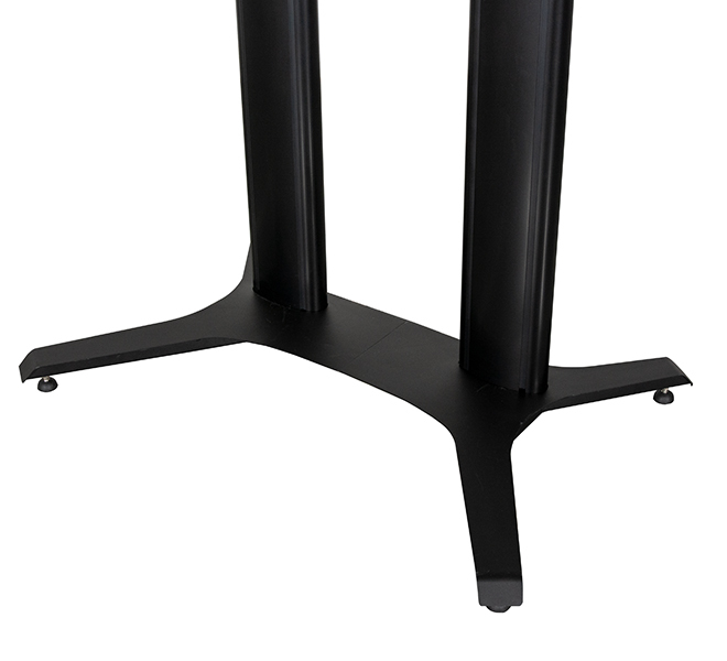 Monitor Mount - Premium Freestanding Single Screen Twin Column Uc Stand - 2 Monitor - 65-100in - 2m - Black