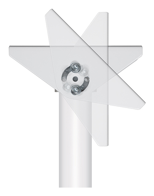 System 2 - Heavy Duty Projector Ceiling (bt893-fd100/bw)