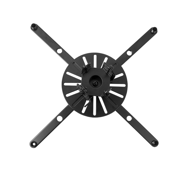 Fixed Drop Xl Projector Ceiling Mount With Micro-adjustment, 1m, Max 25 Kg, Tilt +/-13, Black
