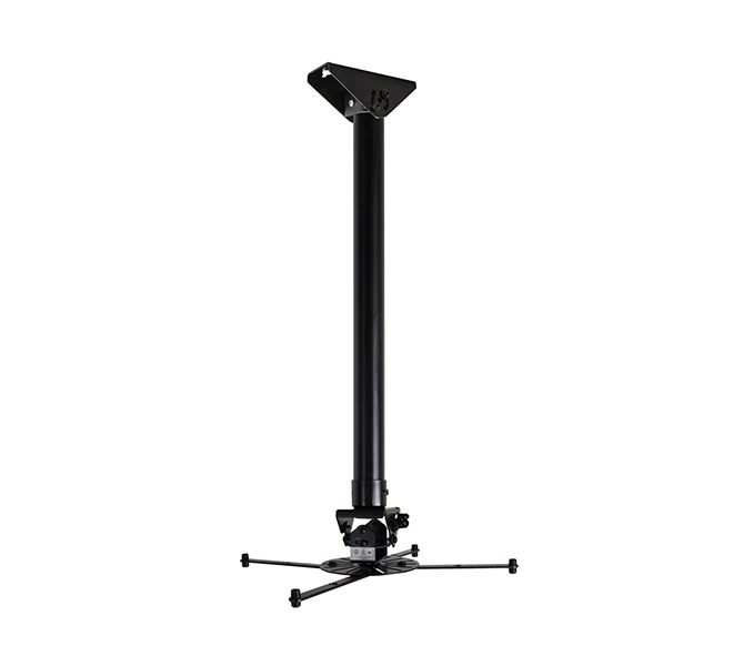 Fixed Drop Xl Projector Ceiling Mount With Micro-adjustment, 2m, Max 25kg, Tilt +/-13, Black