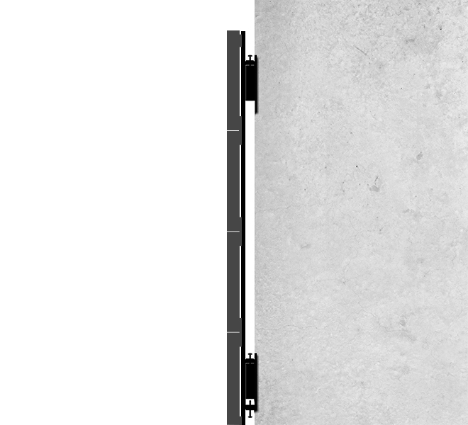 Wall Mount For 5x5 Sony Cryst (bt9340-fm-5x5-son-cry-zrd/b)