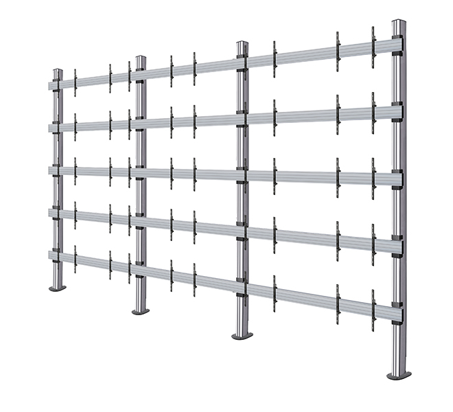 Monitor Mount - Wall - System X - 271in Lg Lsac LED Black