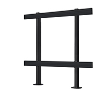 Monitor Mount - System X - Bolt-down Stand For Samsung All-in-one 110in - Black