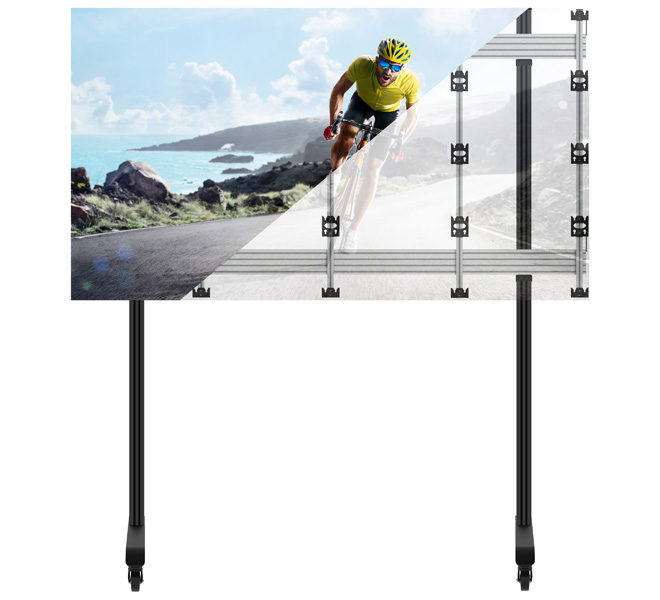 System X - Mobile Stand For Lg 163inch 2400 X 993.6 X 2695.8 Mm