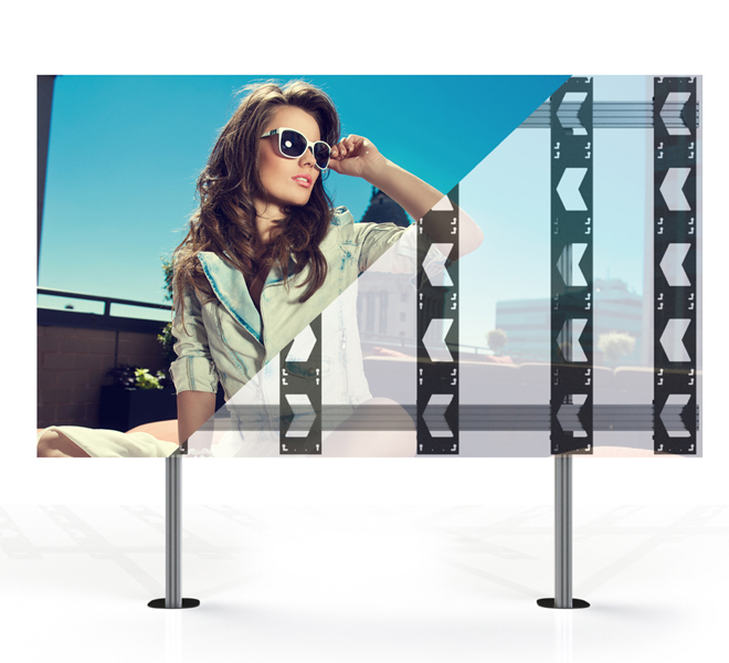 Bolt Down Stand For Unilumin Upanels 5x5 Dvled Videowalls, Black & Silver