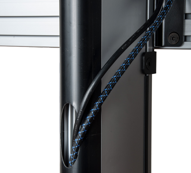 Bolt Down Stand For Unilumin Upanels 5x5 Dvled Videowalls, Black & Silver