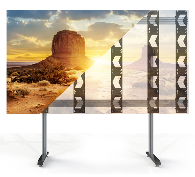 Floor Stand For Unilumin Upanels 5x5 Dvled Videowalls, Black & Silver
