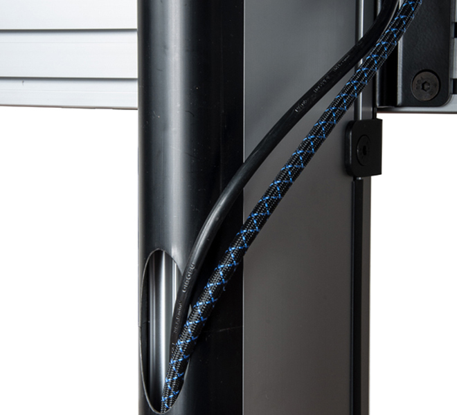 Floor Stand For Unilumin Upanels 6x6 Dvled Videowalls, Black