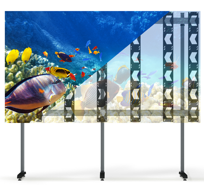 Floor Stand For Unilumin Upanels 6x6 Dvled Videowalls, Black