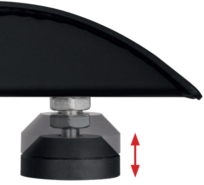 Floor Stand For Unilumin Upanels 6x6 Dvled Videowalls, Black & Silver