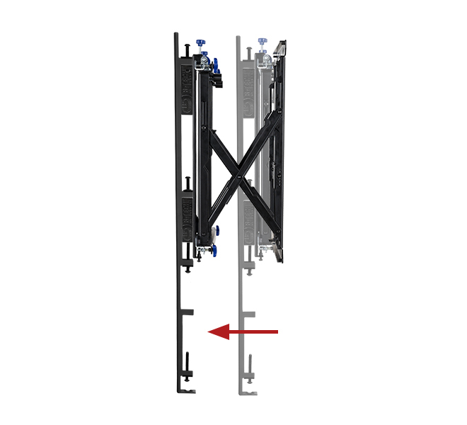 Soft-open Full Service Wall Mount For Xxl Displays - Black