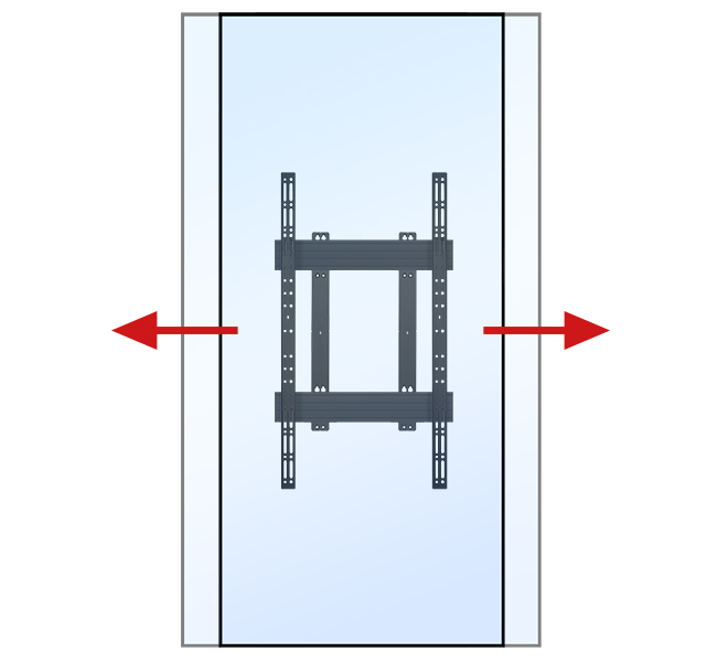 Xl Portrait Wall Mount For 21 (bt9923/b)