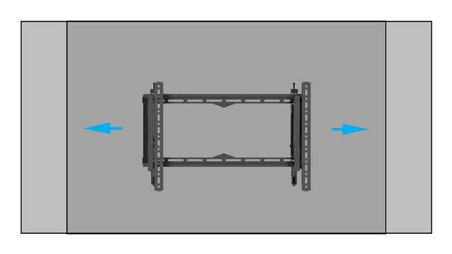 Pull Out Flat Screen Wall Mount