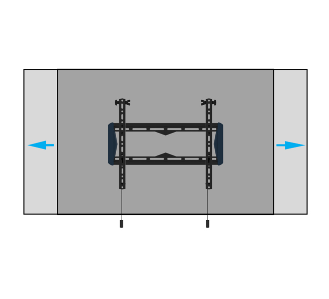 Elements Tilt 400 Flat Screen Wall Mount With Tilt